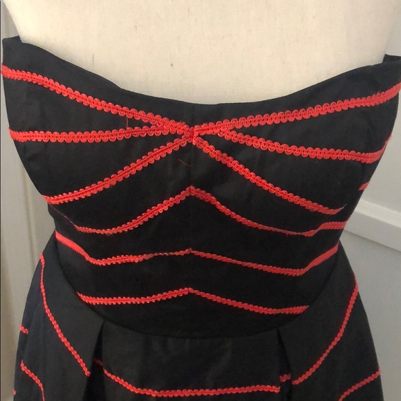 Unique Vintage Red & Black Pinup Dress NWT - Picture 4 of 10
